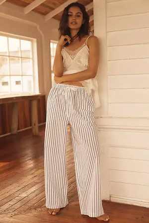 Anthropologie Drawstring Boxer Trousers