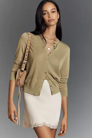 Anthropologie Fitted Sheer Cardigan