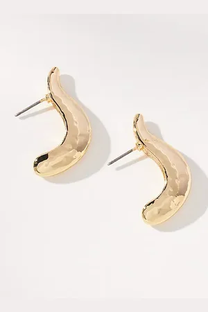 Anthropologie Wavy Post Earrings
