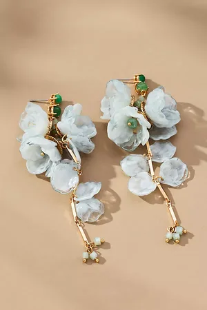 Anthropologie Blossom Drop Earrings
