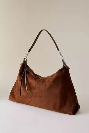 Melie Bianco Charlie Faux-Suede Shoulder Bag