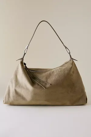 Melie Bianco Charlie Faux-Suede Shoulder Bag