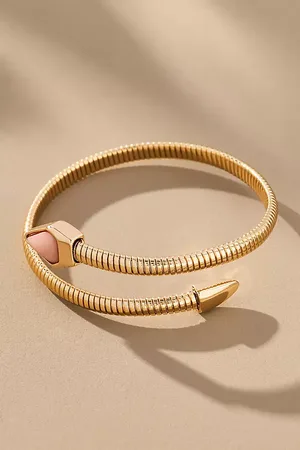 Anthropologie Stone Serpent Wrap Bracelet