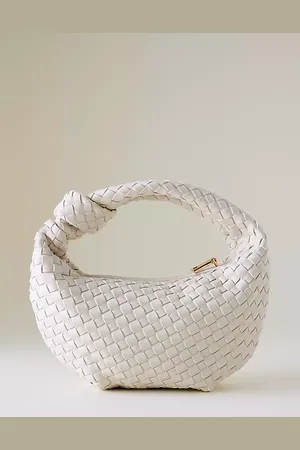 Melie Bianco Larissa Woven Faux-Leather Shoulder Bag