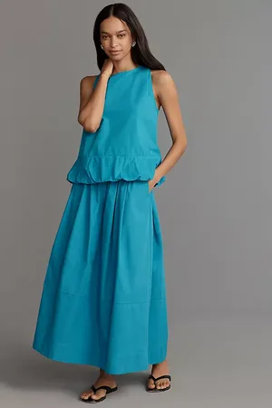 Maeve Poplin Maxi Skirt