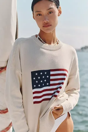 Beach Riot X Anthropologie Callie Americana Jumper