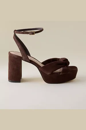 Anthropologie Knot Platform Heels