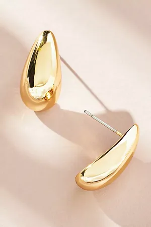 Anthropologie Baby Bean Huggie Earrings