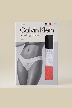 Calvin Klein Lace Bikini Briefs, 3 Pack
