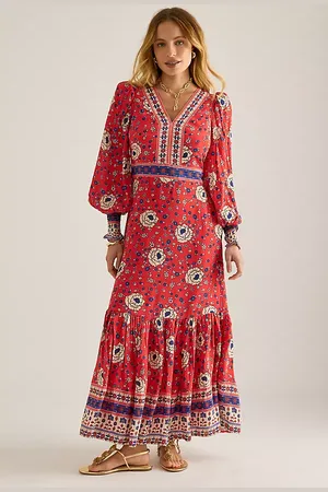 Queens OF Archive Maggie Floral Maxi Dress