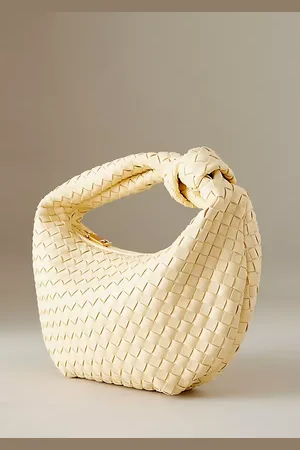 Melie Bianco Larissa Woven Faux-Leather Shoulder Bag