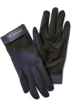 Ariat Tek Grip Gloves in Cotton Twill, Size 9, by