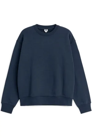 ARKET Relaxed Terry Sweatshirt in Grey Melange