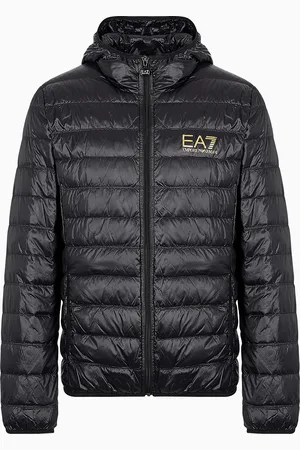 EA7 Packable hooded Core Identity puffer jacket