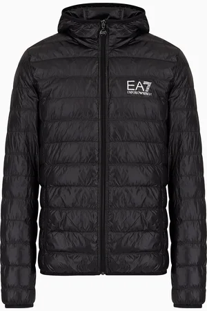 EA7 Packable hooded Core Identity puffer jacket