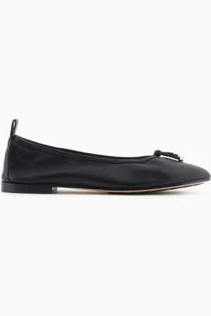Giorgio Armani Nappa-leather ballerinas
