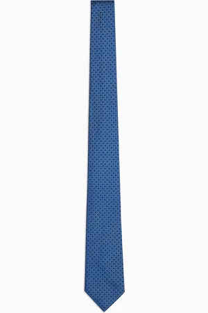 Giorgio Armani Silk tie with jacquard monogram