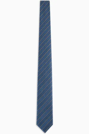 Giorgio Armani Silk regimental jacquard tie
