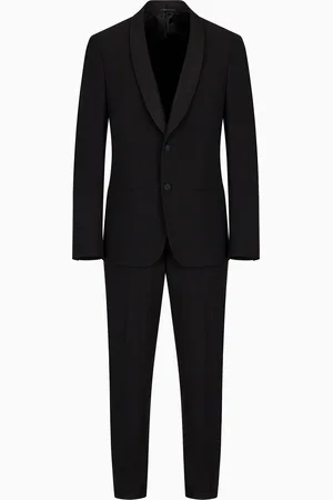 Giorgio Armani Soho Line single-breasted tuxedo in wool crêpe