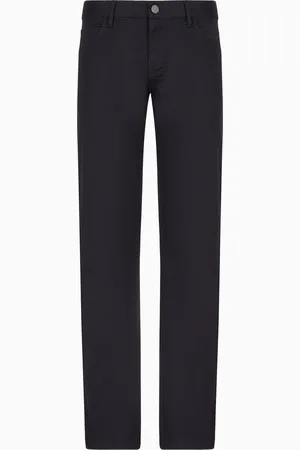 Giorgio Armani Regular-fit, five-pocket trousers in stretch cotton