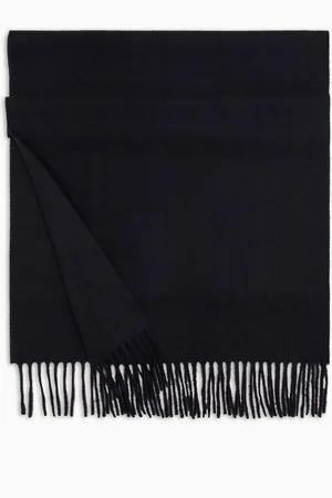 Giorgio Armani Cashmere scarf with embroidered logo