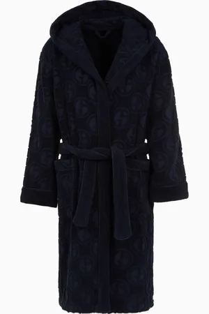 Giorgio Armani Monogram cotton terry bathrobe