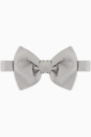 Giorgio Armani Pure silk knotted bow tie
