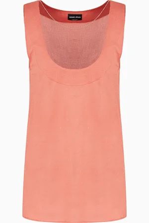 Giorgio Armani Shiny viscose jersey top
