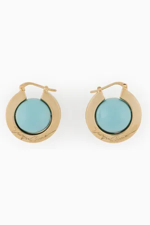 Giorgio Armani Metal earrings with resin spheres