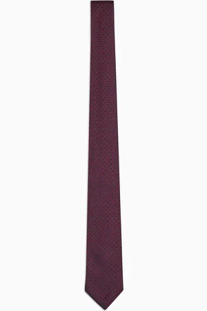 Giorgio Armani Silk tie with jacquard monogram