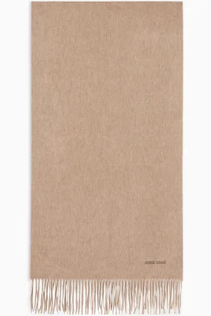 Giorgio Armani Cashmere stole with fringing