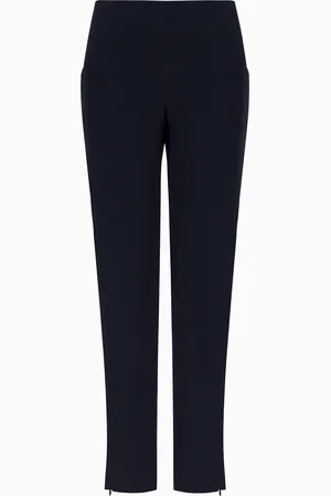 Giorgio Armani Cigarette pants in pure silk