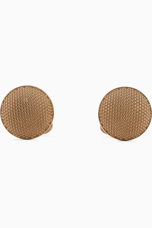 Giorgio Armani Bronze-finish sterling silver cufflinks