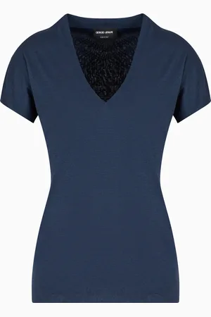 Giorgio Armani Jersey V-neck top