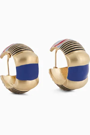 Giorgio Armani Enamelled metal earrings