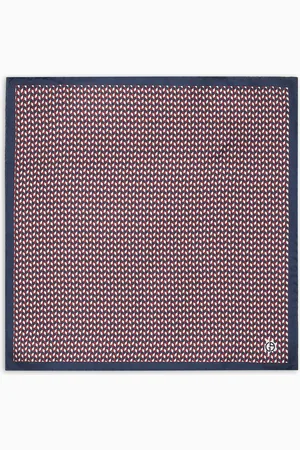 Giorgio Armani Printed silk pocket square