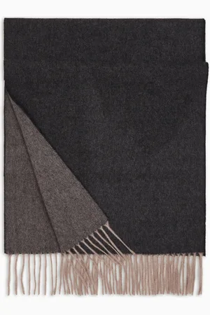 Giorgio Armani Cashmere scarf with embroidered logo