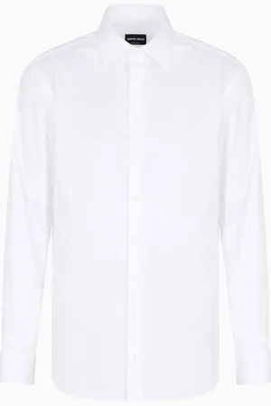 Giorgio Armani Regular-fit shirt in cotton twill