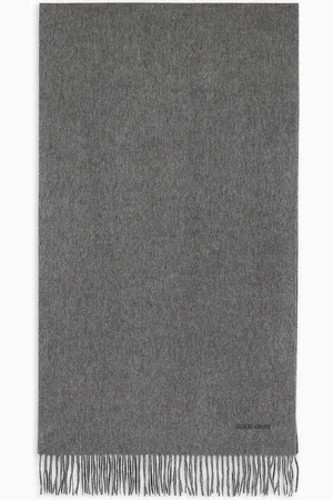 Giorgio Armani Cashmere stole with fringing