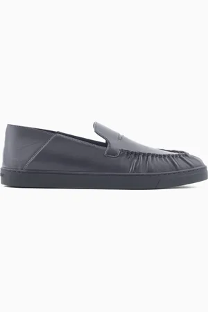 Giorgio Armani Nappa-leather slip-ons