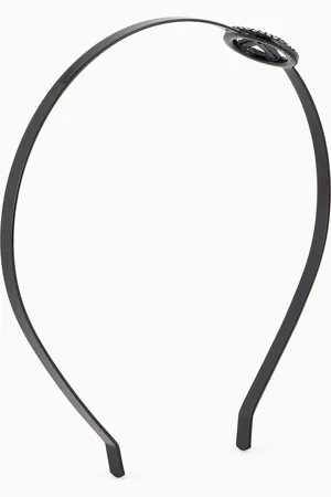 Giorgio Armani Jewelled GA logo headband