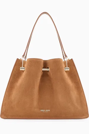 Giorgio Armani Small suede shopper bag