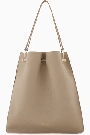 Giorgio Armani Medium shopper bag in pebbled leather