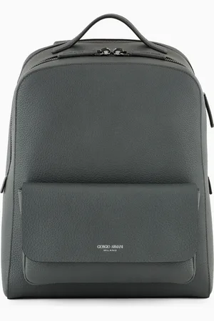 Giorgio Armani Round leather backpack