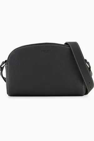 Giorgio Armani Crossbody bag in pebbled leather