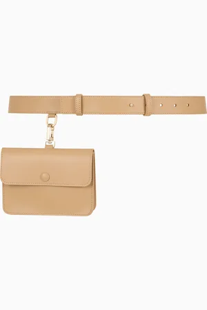 Giorgio Armani Leather belt with pochette