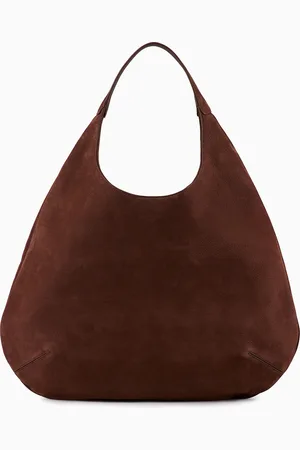Giorgio Armani Hobo bag la Prima in suede leather