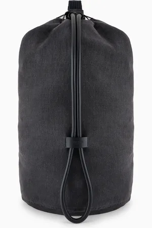Giorgio Armani Linen canvas backpack