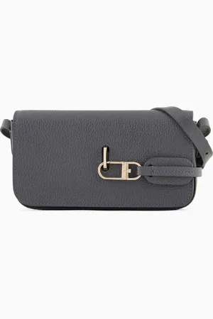 Giorgio Armani Pebbled leather mini shoulder bag