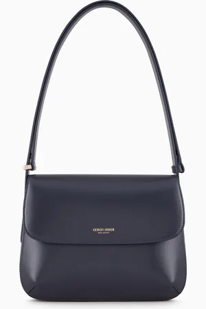 Giorgio Armani Medium la Prima bag in palmellato leather
